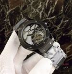 High Quality Copy Hublot Classic Fusion Squelette Tourbillon Watch All Black